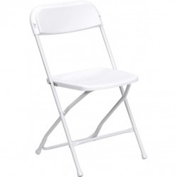White Plastic Folding Chairs